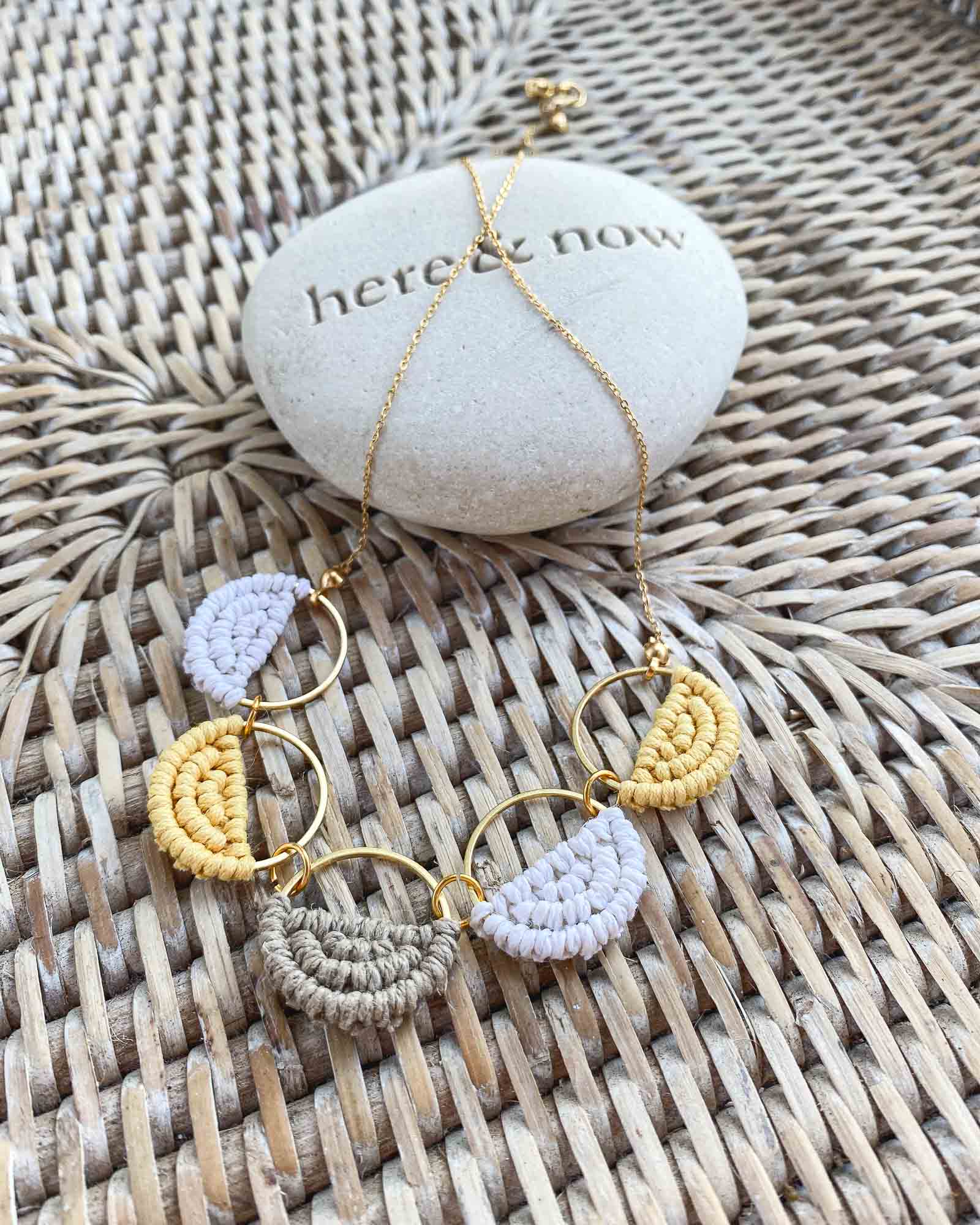 julia macrame necklace